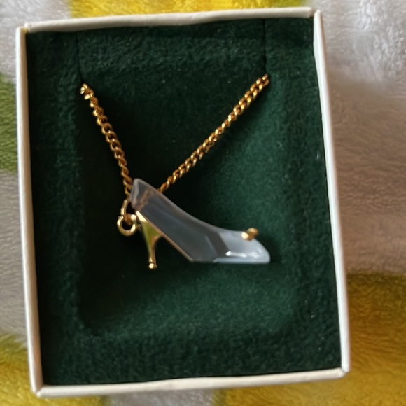 Swarovski Jewelry Nib Vintage Swarovski Crystal Glass Slipper